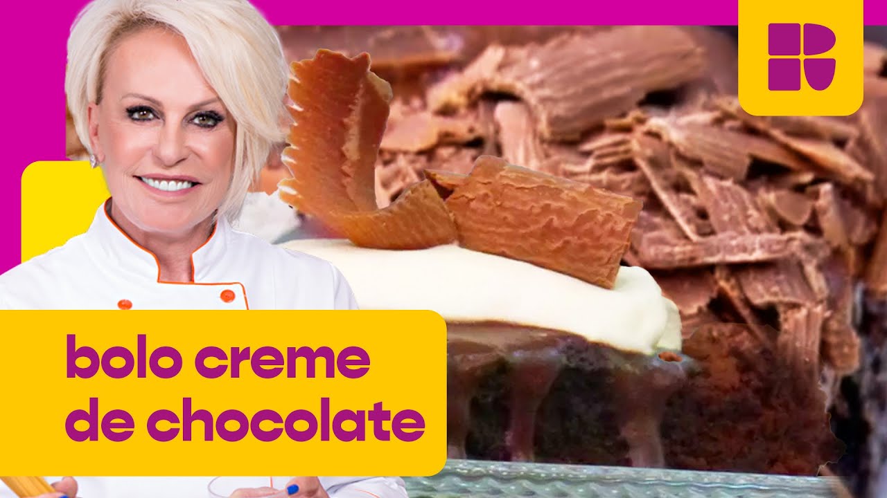 Bolo creme de chocolate DIFERENTÃO! | Ana Maria Braga | Mais Você
