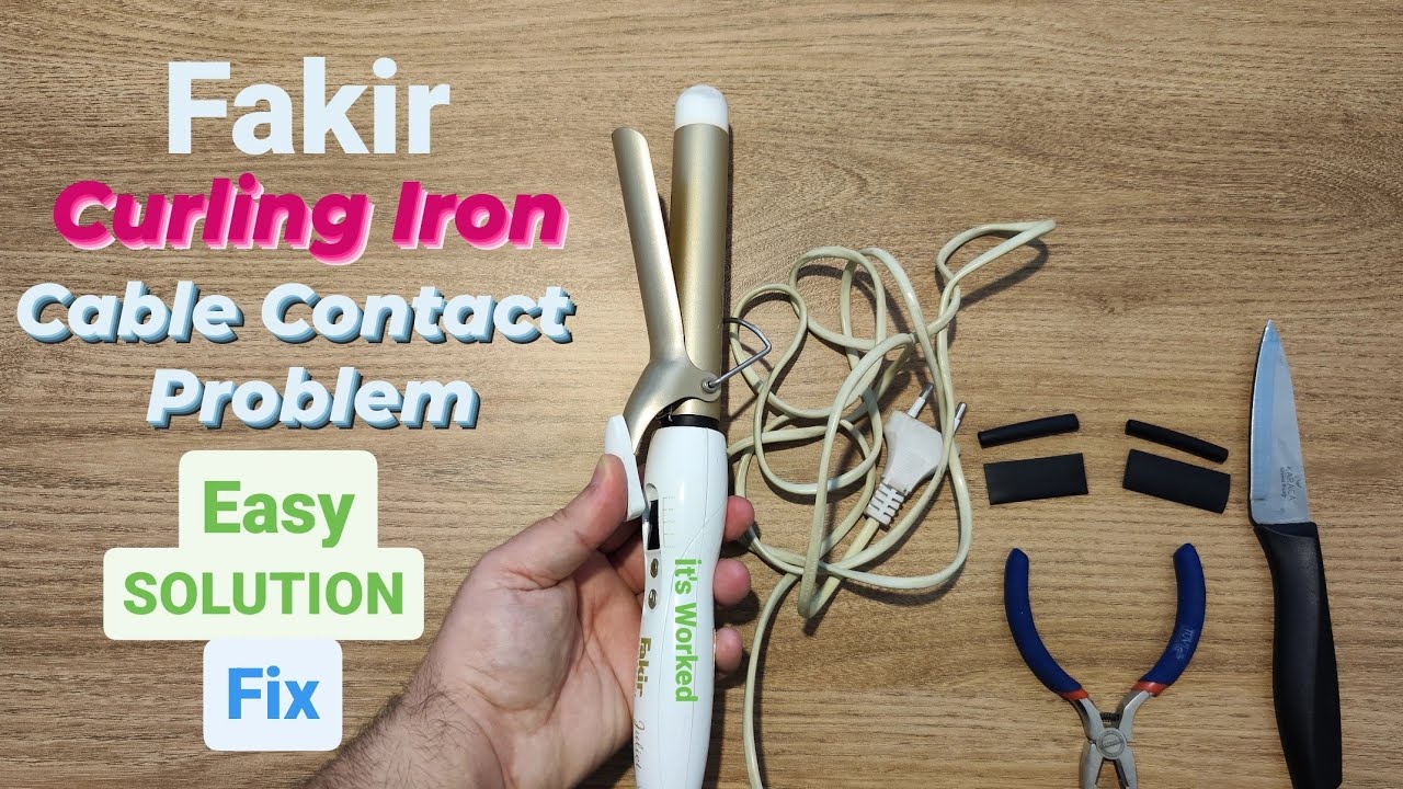 Curling Iron Repair Free Easy Method Poor Fakir Remington Braun Midea if wont not heat not working