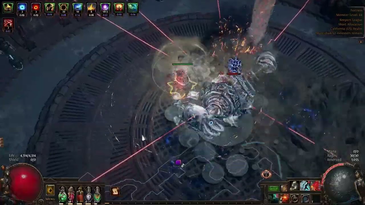 [3.27] Vaal Earthquake Pathfinder (Train Cosplay) - T17 Fortress Run