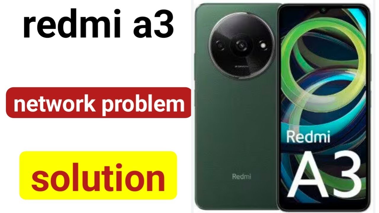 redmi a3 me network problem sahi kaise kare | redmi a3 network problem solution