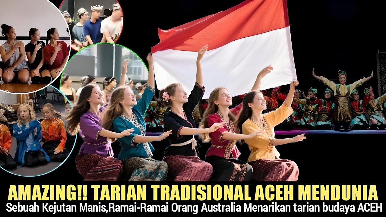 AMAZING!! Sebuah Kejutan Manis dari Negeri Kanguru Orang Australia Menarikan tarian budaya ACEH