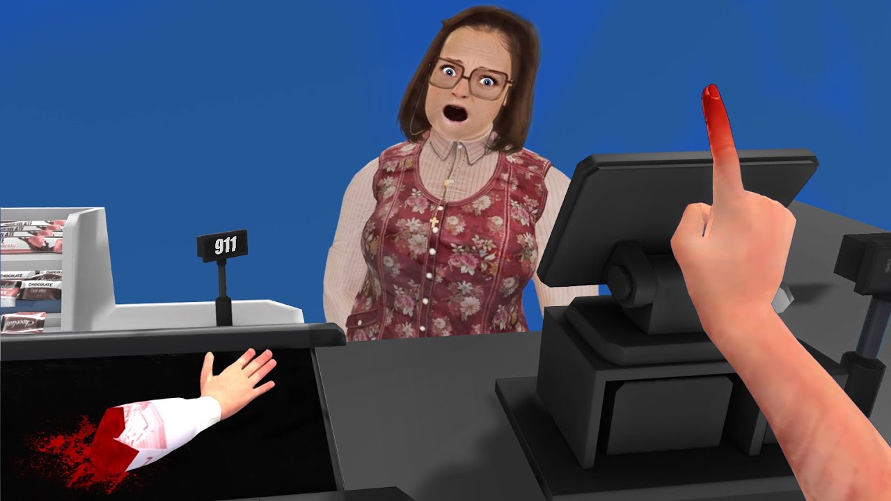 I got BANNED from a VR Supermarket... - Nightclub Simulator VR  (with mods)