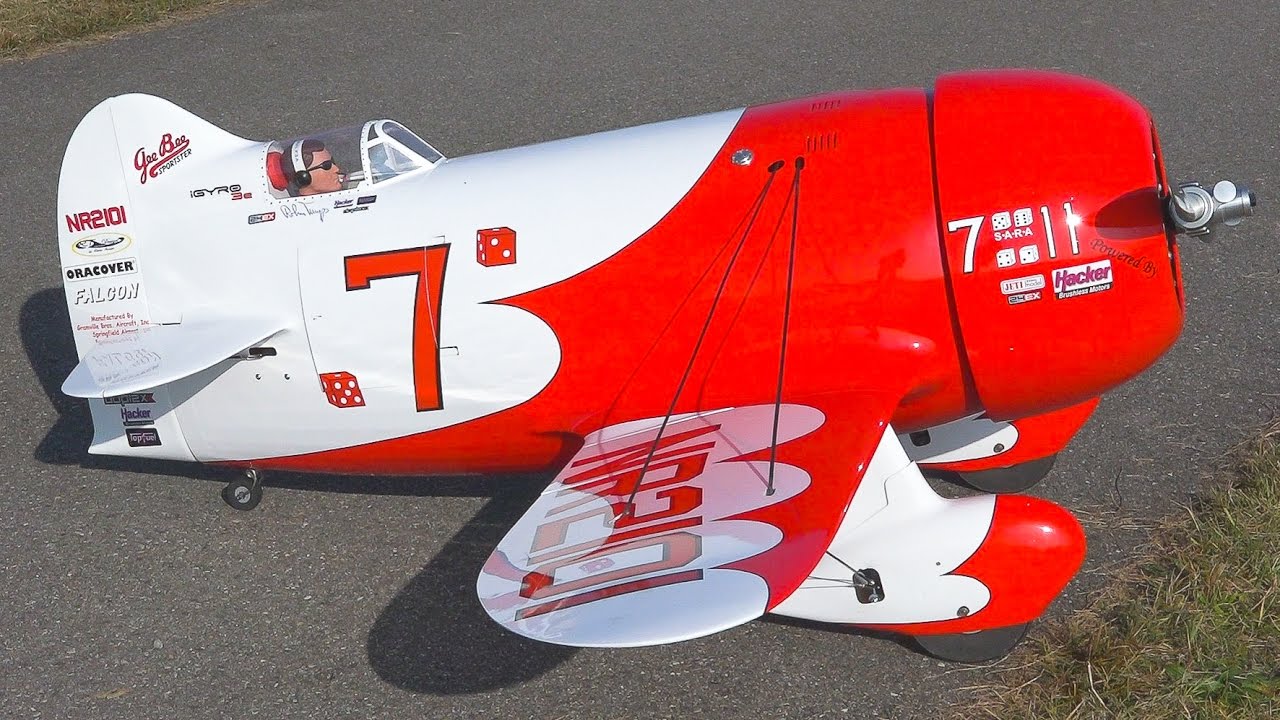 AWESOME RC PLANE GRANVILLE GEE BEE R-2 / Faszination Modellbau Friedrichshafen 2016
