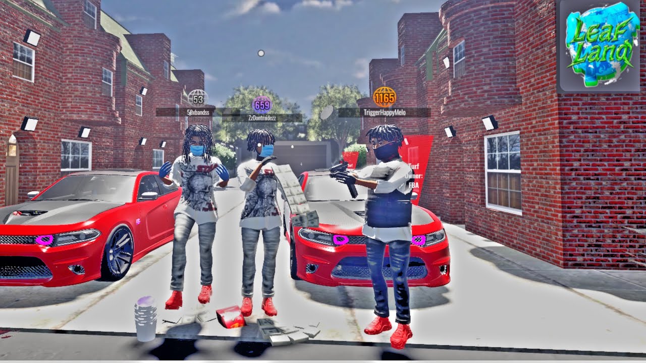 SLIDING ON MY OPPS INSIDE OF LEAFLAND CHICAGO (Robloxfivem)
