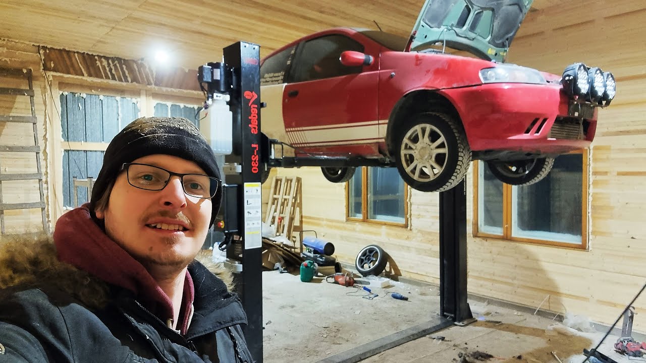 Autotallirojekti Minimibudjetilla Osa 3. Redats L-230 2-pilarinostimen Testaus