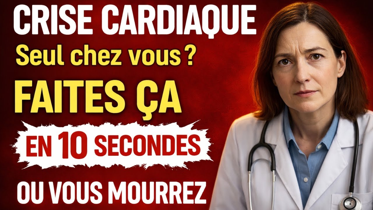 Crise cardiaque seul chez vous… Si vous ne faites pas ÇA dans les 10 secondes, tout peut basculer