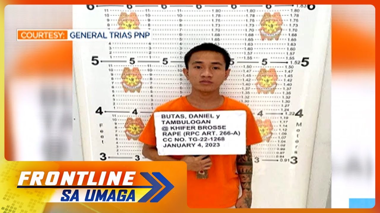 Vlogger na si Kiefer Brosse, inaresto dahil sa panggagahasa | Frontline Sa Umaga