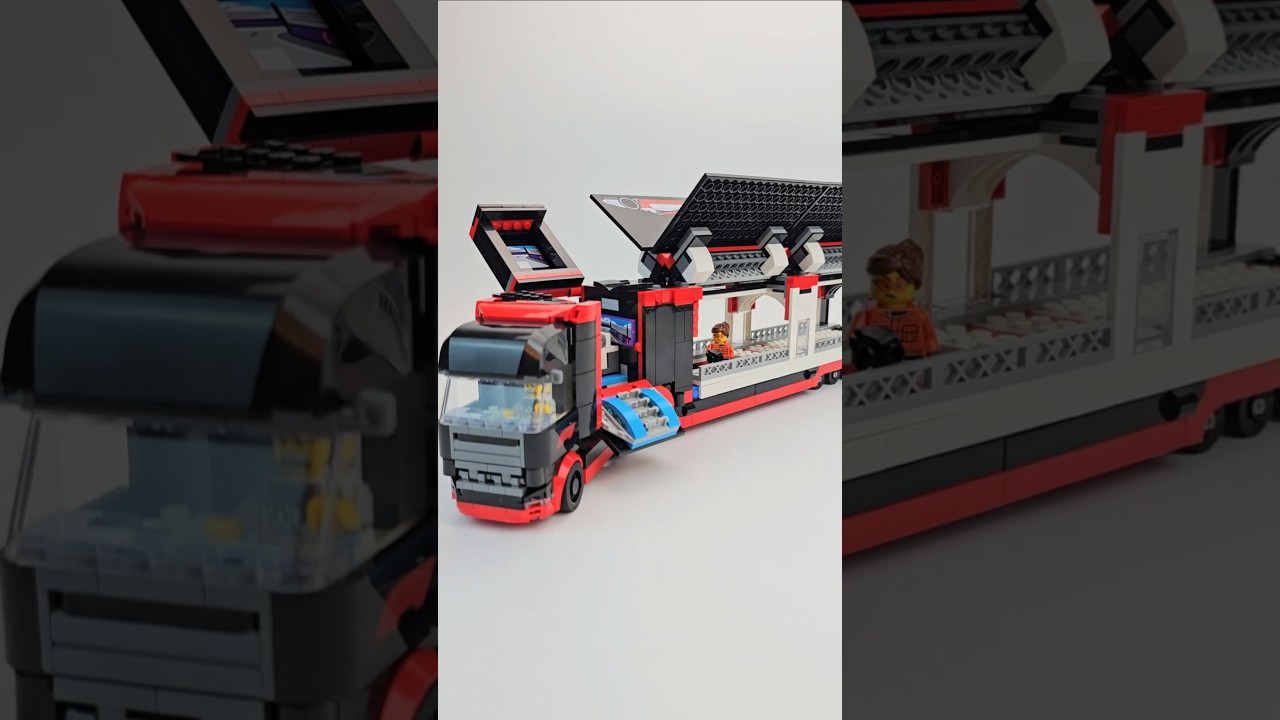 Lego City 60445 F1 Truck with RB20 & AMR24 F1 Cars review