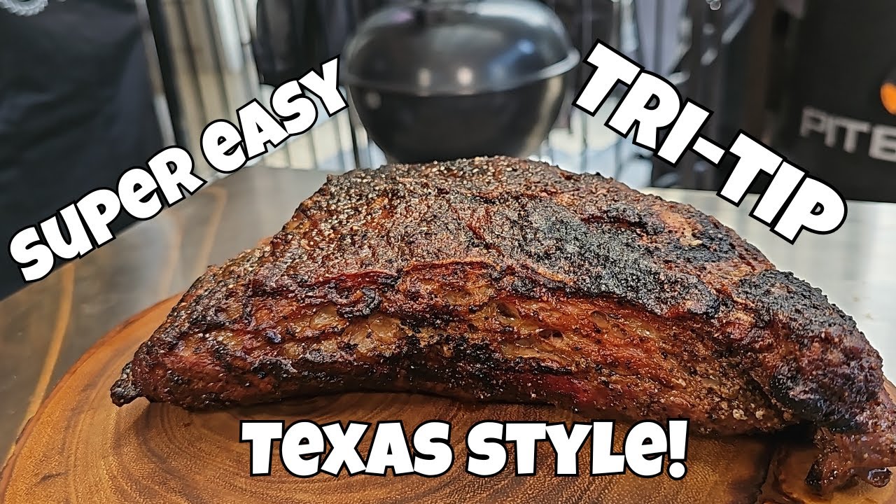 Super Easy Reverse Seared Tri Tip on the Weber Kettle!