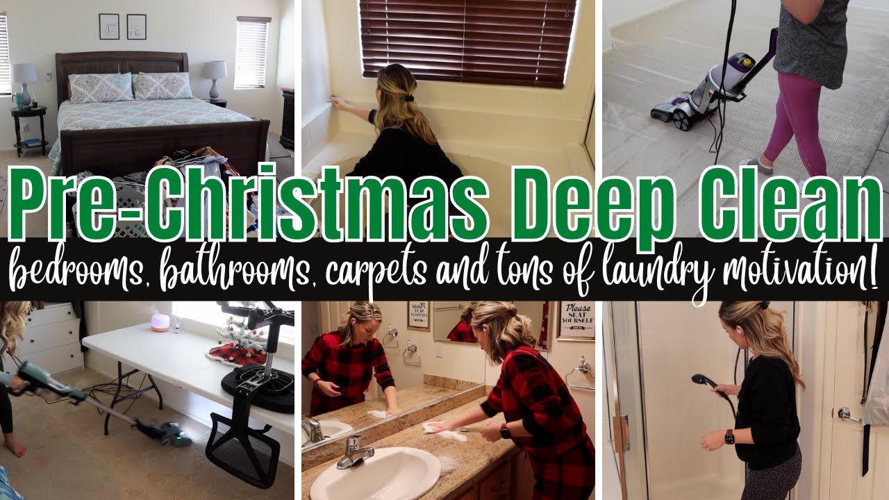 **NEW PRE-CHRISTMAS DEEP CLEAN WITH ME | CLEAN WITH ME | TONS OF HOMEMAKING CLEANING MOTIVATION**
