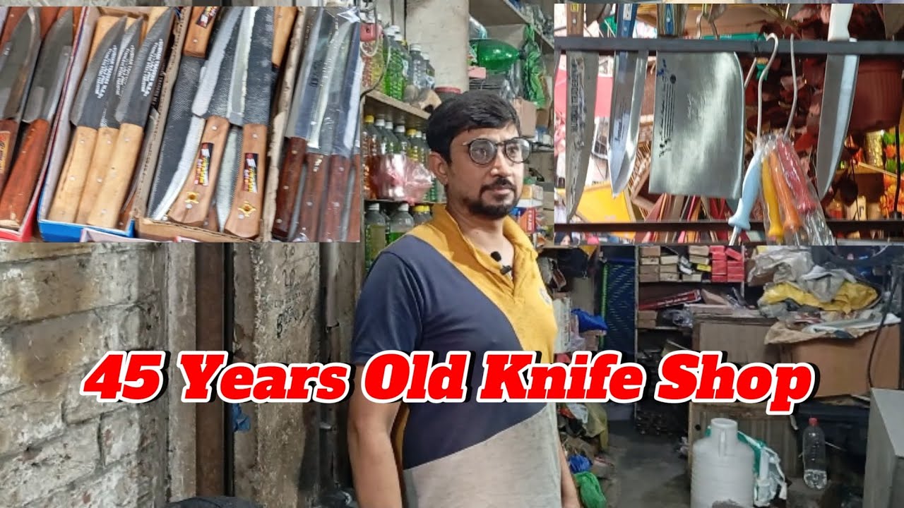 45 Years Old Knife Shop In Sialkot Tibbaa Bazaar .