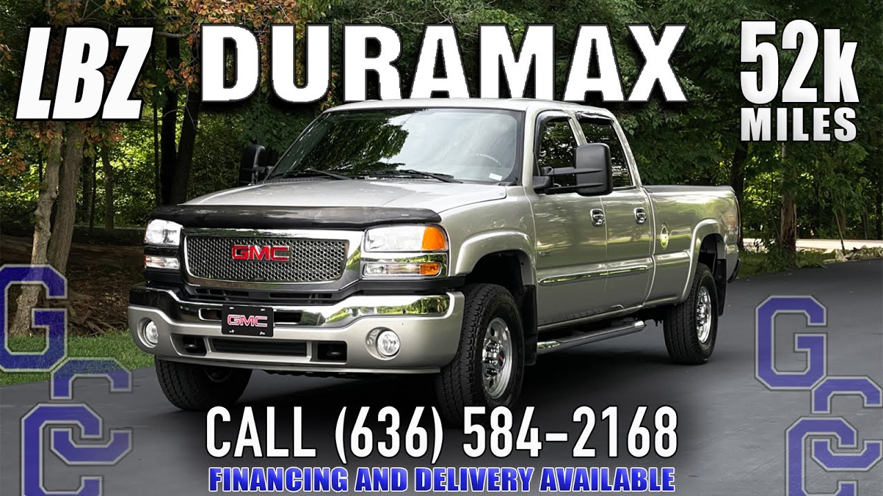 LBZ Duramax For Sale: 2007 GMC Sierra 2500 4x4 Diesel With Only 52k Miles