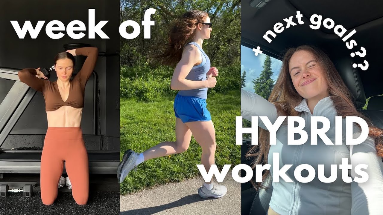 WEEK OF HYBRID TRAINING | Full Body Split to Get FASTER At Running