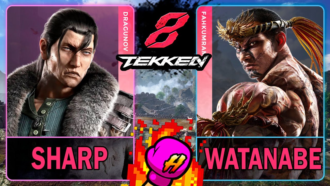 Tekken 8 Sharp (DRAGUNOV) VS Watanabe (FAHKUMRAM)🥊Street Fighter 6🥊Story 6🥊4K 60ᶠᵖˢ