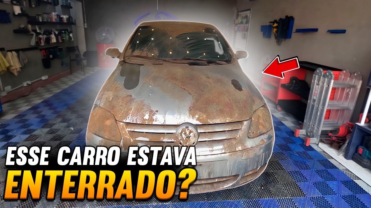 RESGATAMOS UM VOLKSWAGEN FOX 10 ANOS ABANDONADO