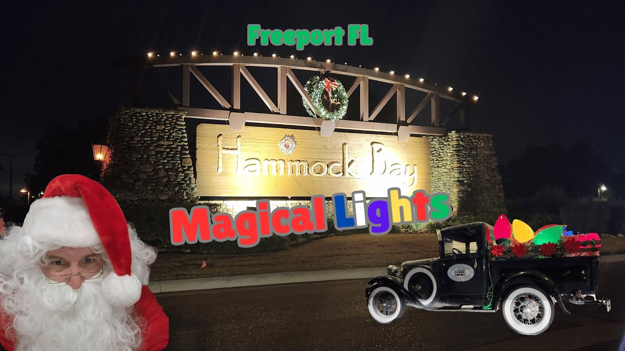 The Magical Lights of Hammock Bay in Freeport Florida