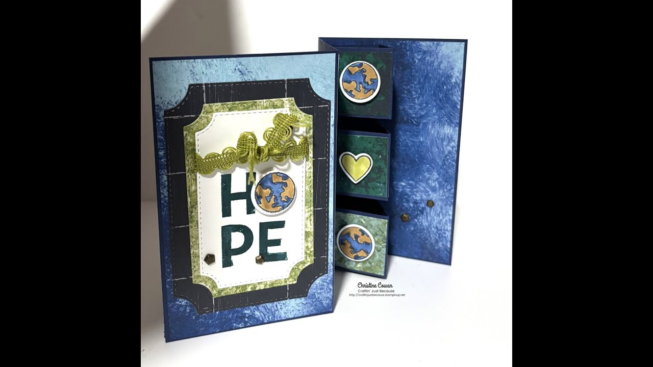 Hope Love Joy - Pop Out Cube Card