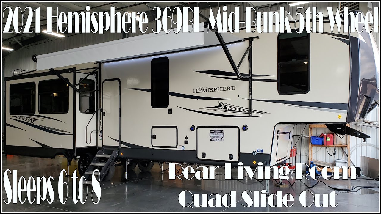 2021 Hemisphere 369BL Mid Bunk 5th Wheel by Forestriver @ Couchs RV Nation a RV Wholesaler - Reviews