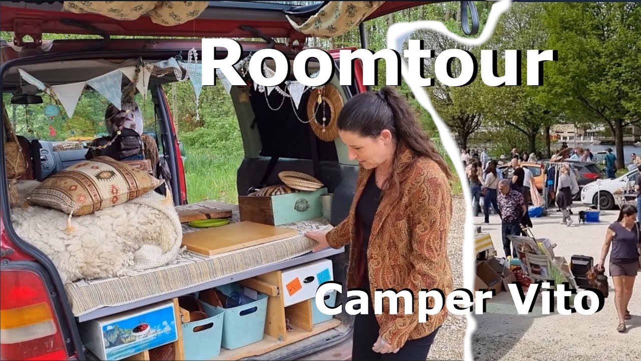 Vanlife muss nicht teuer sein Roomtour Vito Camper Diy