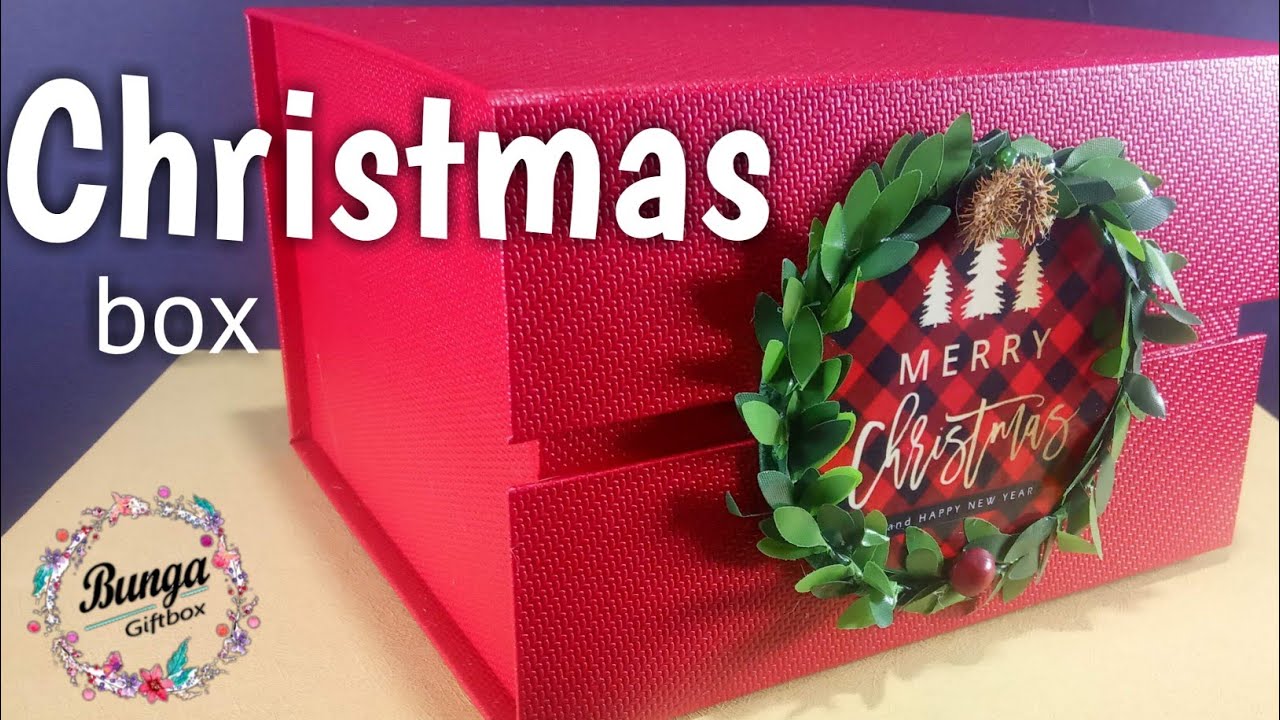 DIY Christmas Box | Kotak Natal | Gift Ideas | Giftbox