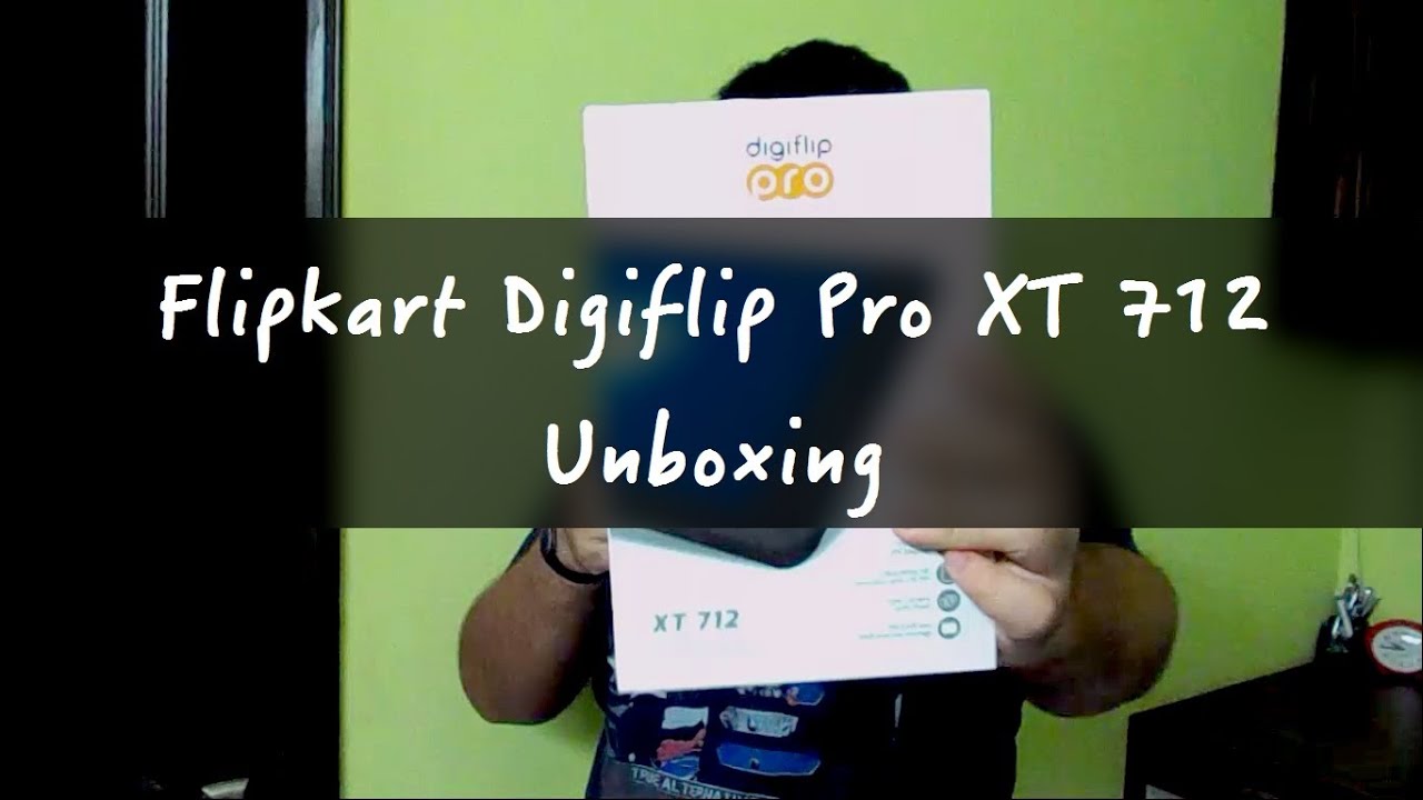 Flipkart Digiflip Pro XT 712 - Unboxing