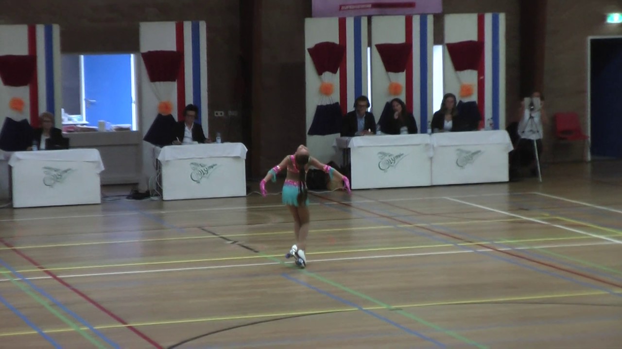 Quinty Lange kür espoir - NK Kunstrolschaatsen / Vrijrijden juni 2019