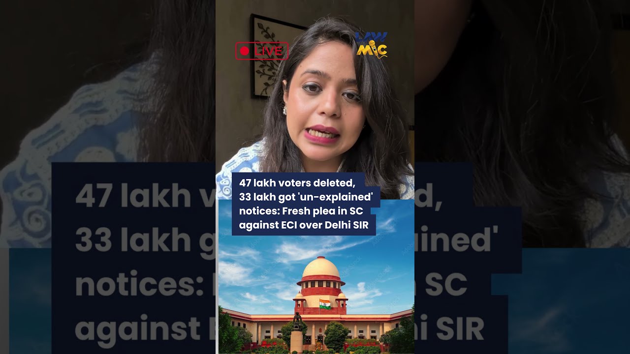 Supreme Court to hear plea over 47 lakh deleted voters in Delhi SIR row