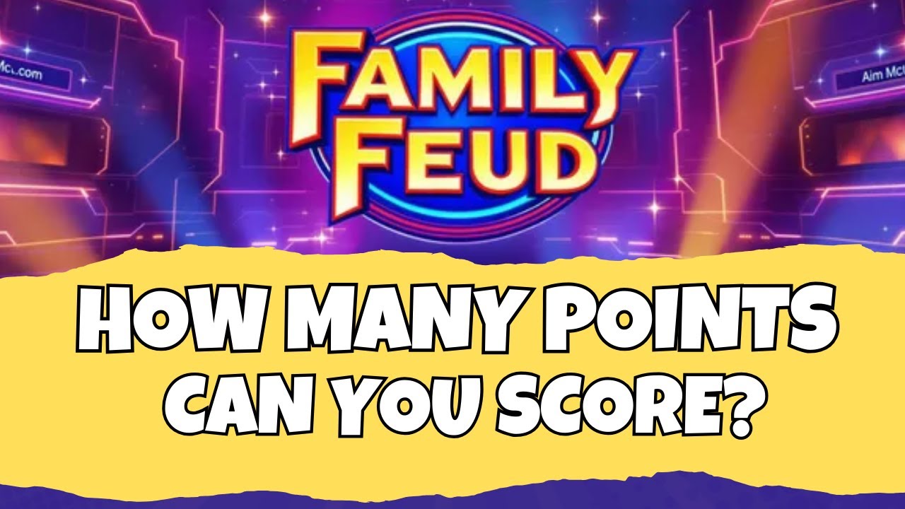 Family Feud 2026 | How Many Points Can You Get? | Round 1A  🛎️