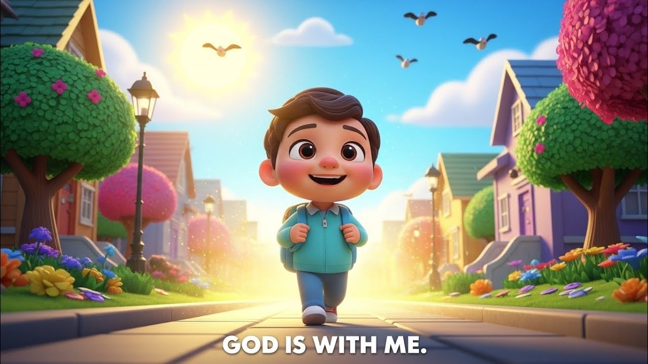 God Is With Me Everywhere | Christian Kids Song | Joshua 1:9