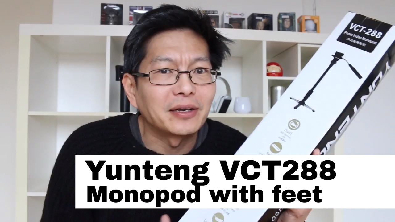 Yunteng VCT 288 Monopod - A budget DSLR stabilizer for photo and smooth video Unboxing w/ samples