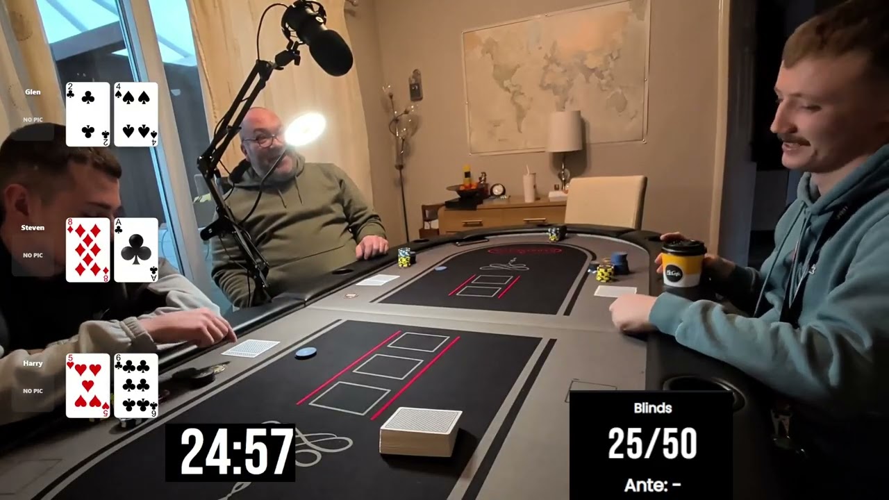 Home Game 3 Poker (No Commentary)