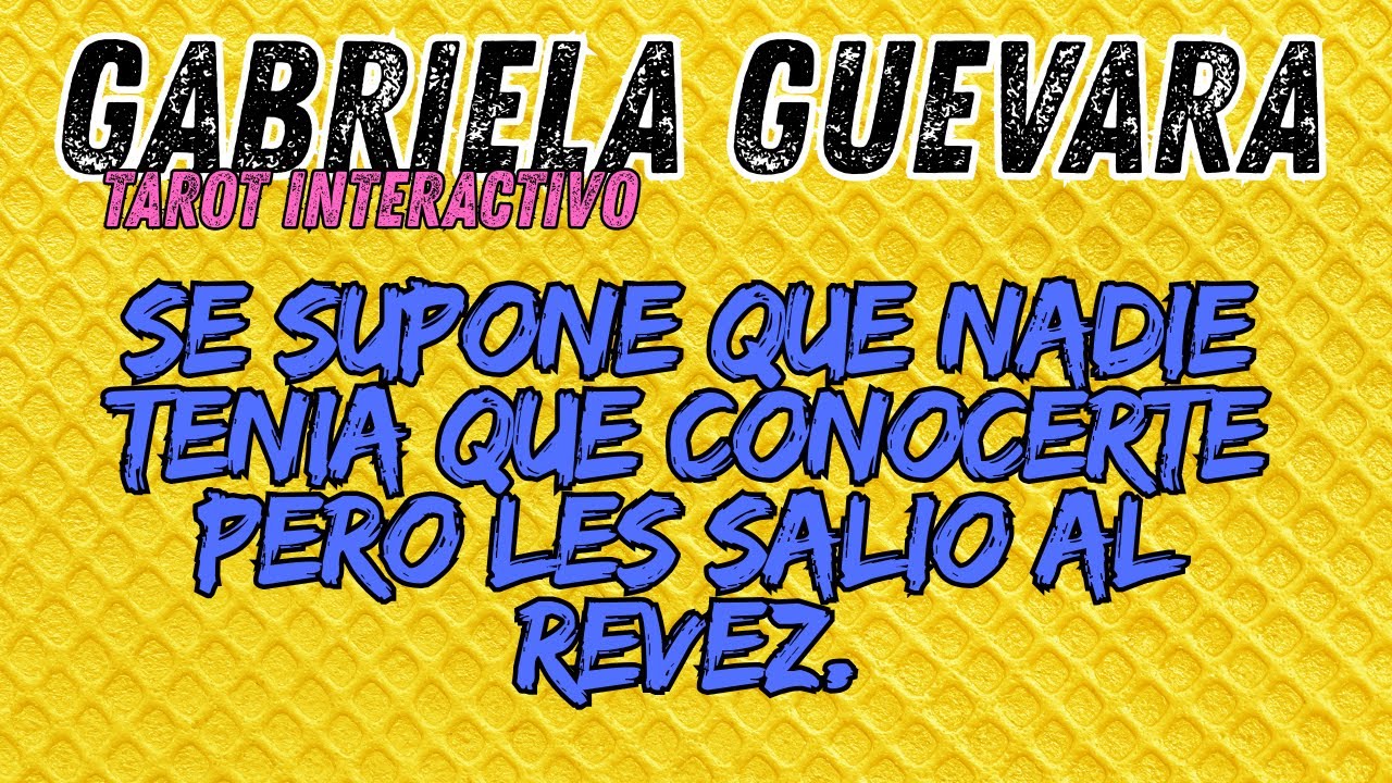 Se supone que nadie tenia que conocerte pero les salio al revez.