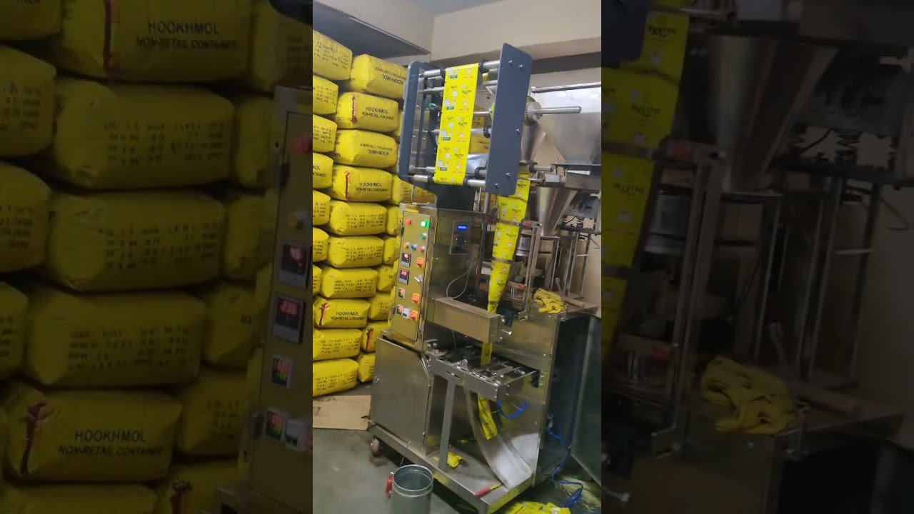 Automatic tea pouch packing machine ✅