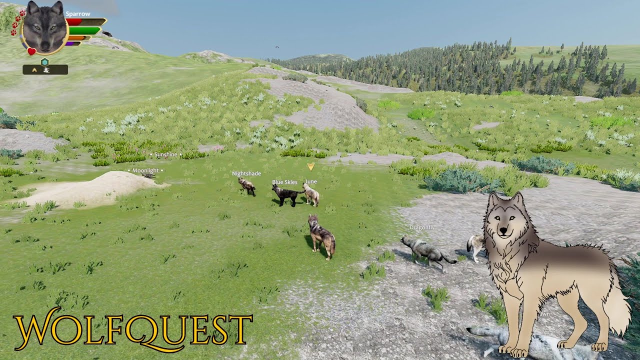 WolfQuest - Sparrow's Pack - Episode 17