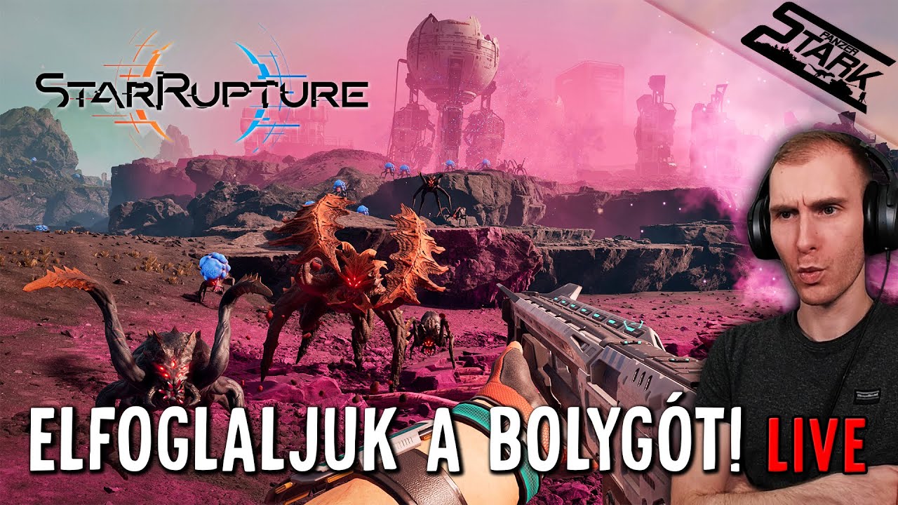 ELFOGLALJUK a Bolygót! Épüljön a Gyár! - StarRupture #2 - Stark LIVE