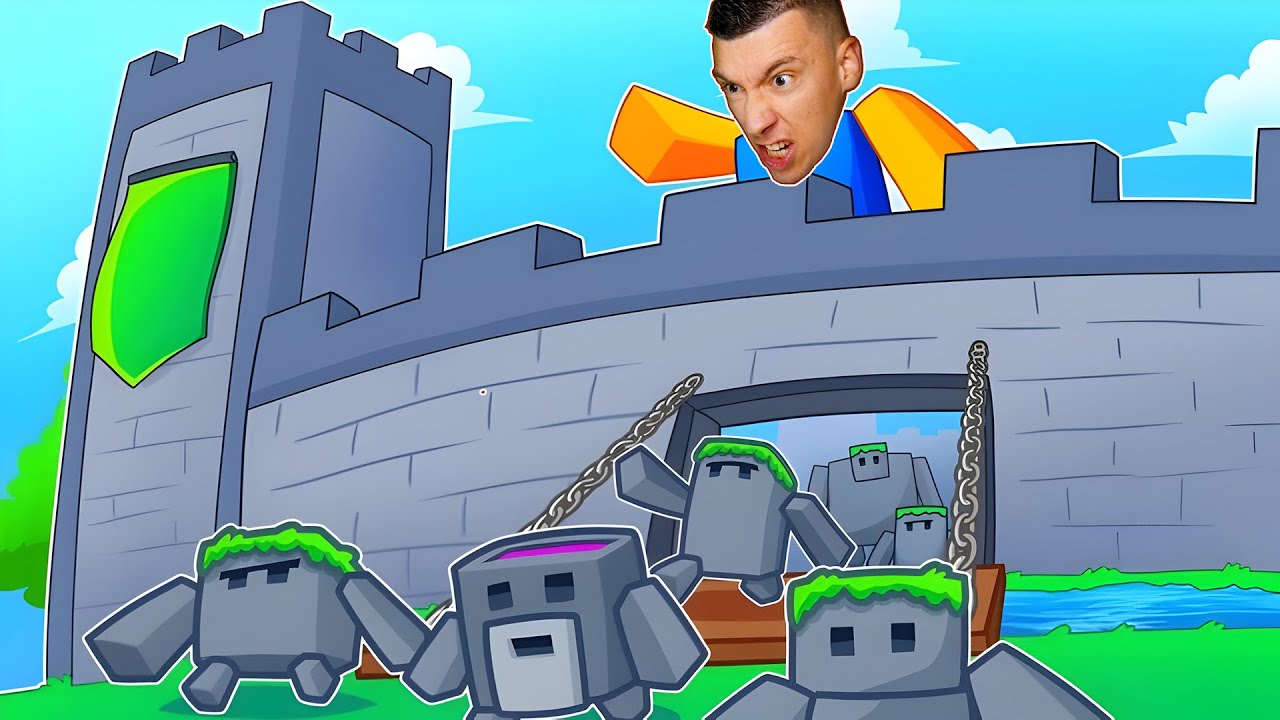 CONSTRUIT UN CHATEAU DE GOLEM POUR ANÉANTIR NOS ADVERSAIRES !! Roblox