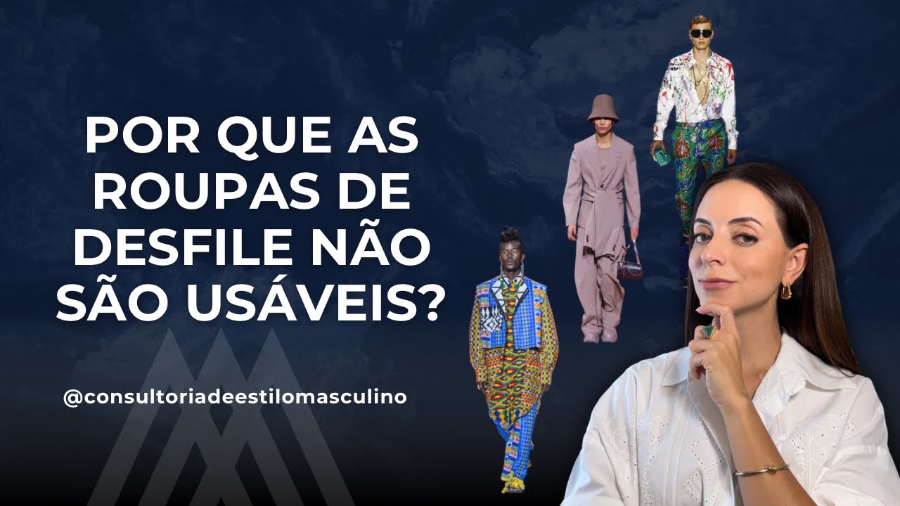 Por que roupas de desfiles não são usáveis? #modamasculina #lookmasculino 