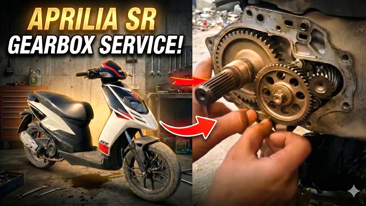 Aprilia SR150 Engine Gear Noise and Vibration Problem Real Reason & Fix