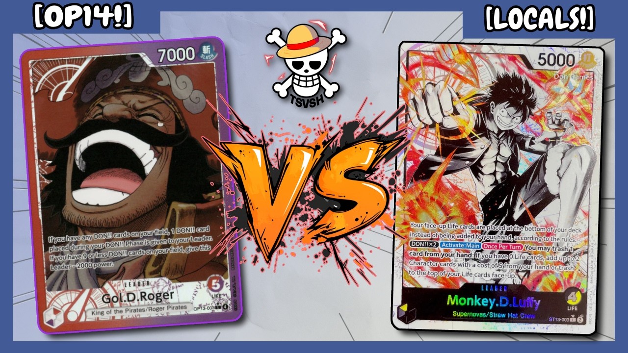 (OP14) RP Roger VS BY Luffy OPTCG POV