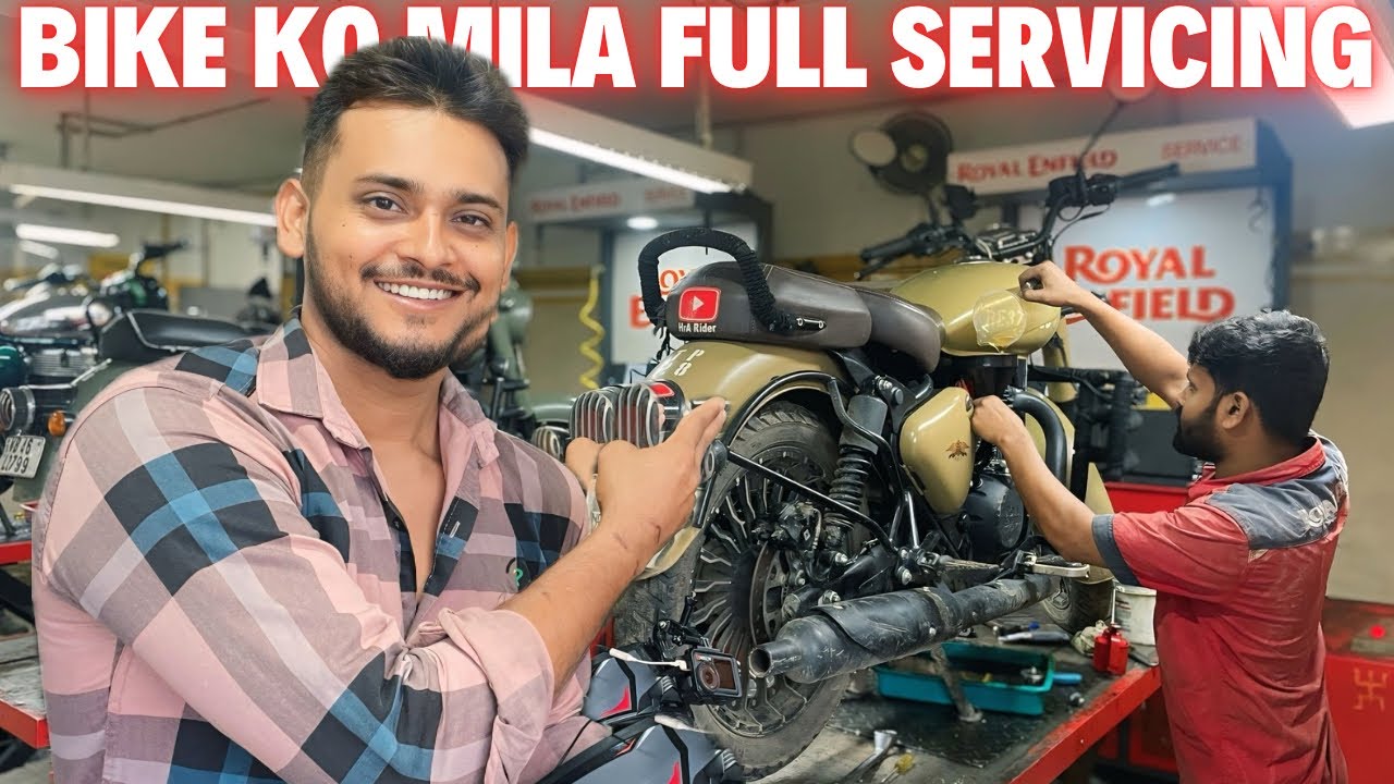 Royal Enfield 350 Full Servicing 🔧 | Bike  Ko Mila Naya Jaan!