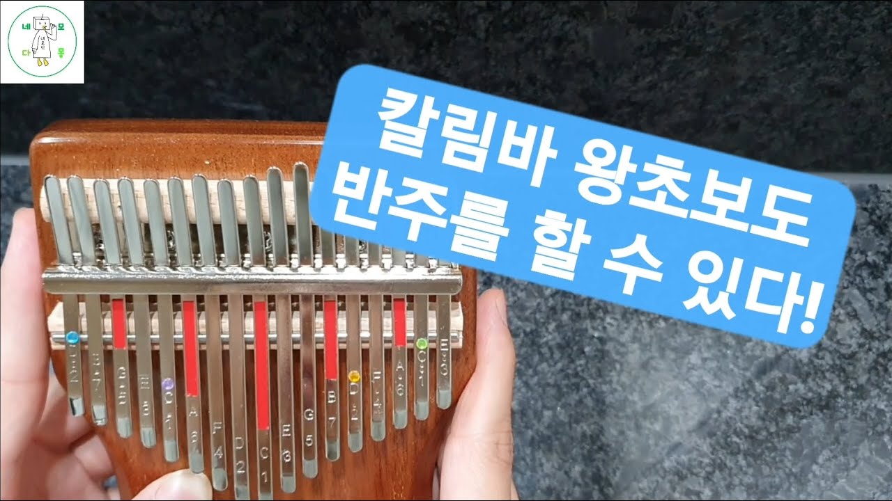 [칼림바] 왕초보의 반주 넣는 방법