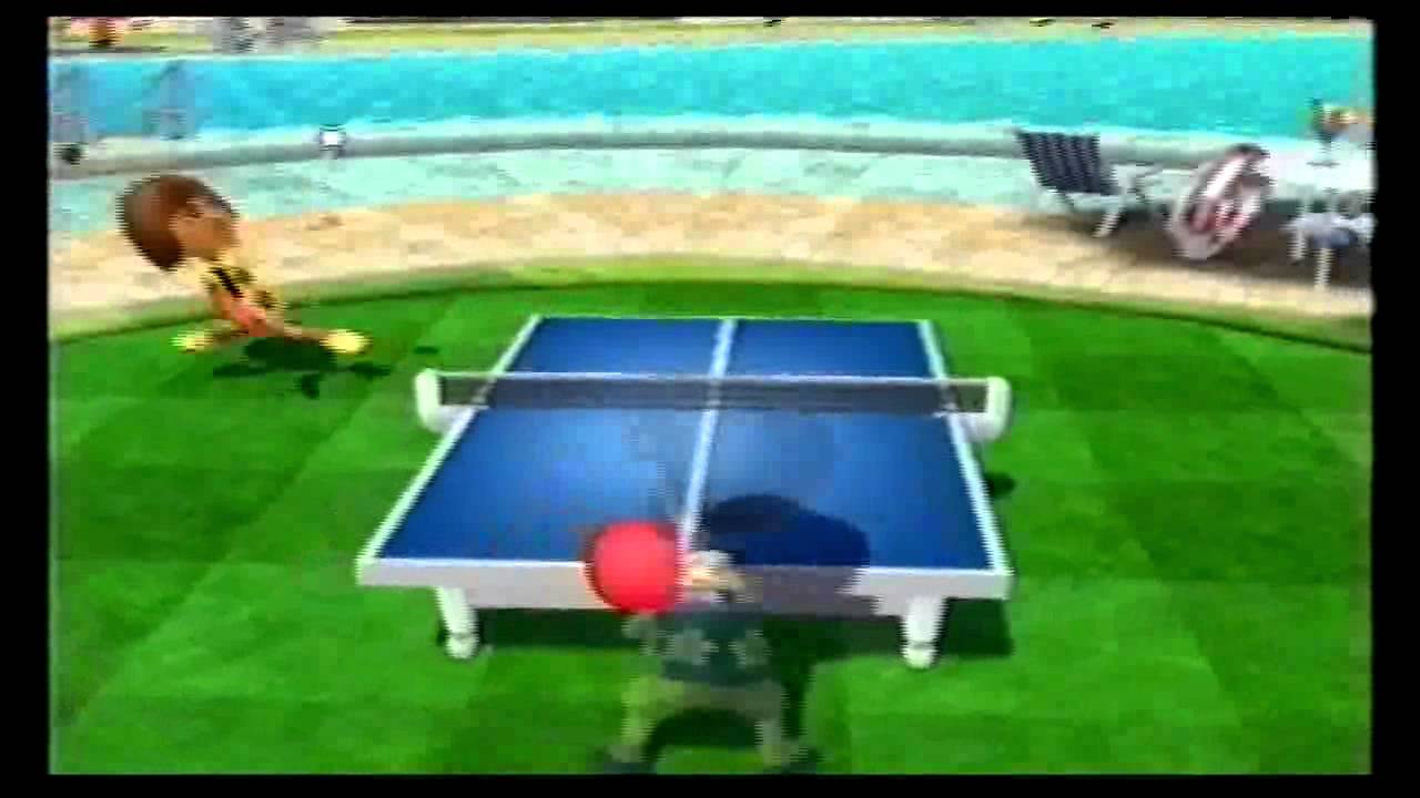Wii Sports Resort Table Tennis vs. Mike @ Level 2500 [ 11-0 ]