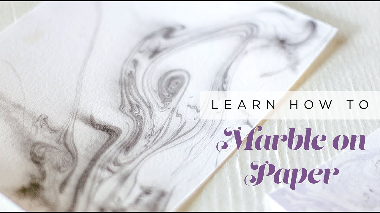 How to Marble Paper – Sarah B  Calligraphy