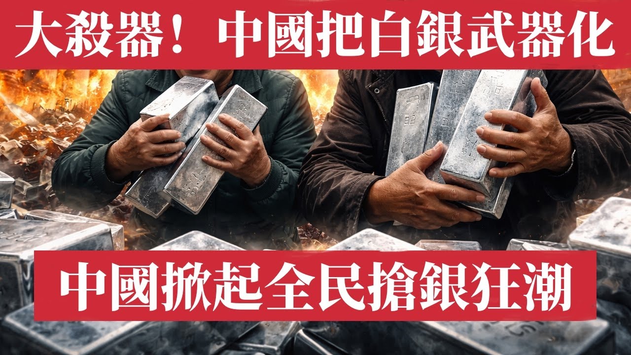 瘋了！白銀一夜暴漲！中國斷供全球，金融戰已正式開打！北京停止白銀出口，中國掀起全民搶銀狂潮，這究竟是避險，還是一次精心佈置的收割？銀價暴漲、華爾街缺銀，白銀基金被迫停購，一場被低估的全球金融風暴正逼近
