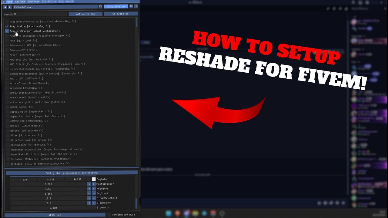 How to setup reshade for FiveM UPDATED (2026 EASY INSTALL)