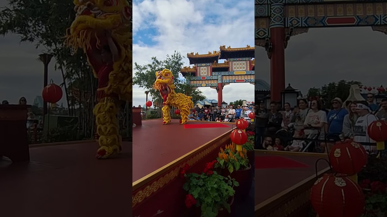 Happy Lunar New Year from the China Pavilion in Epcot 