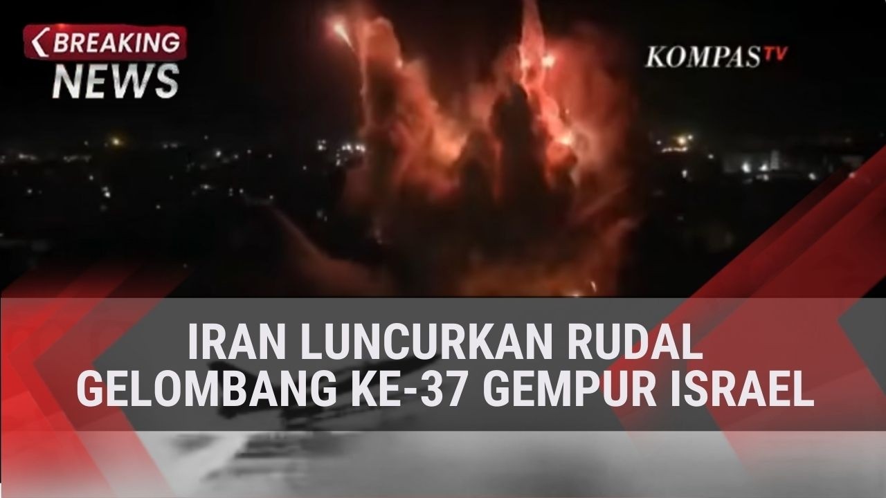PANAS! Iran Luncurkan Rudal Gelombang ke-37 Gempur Israel