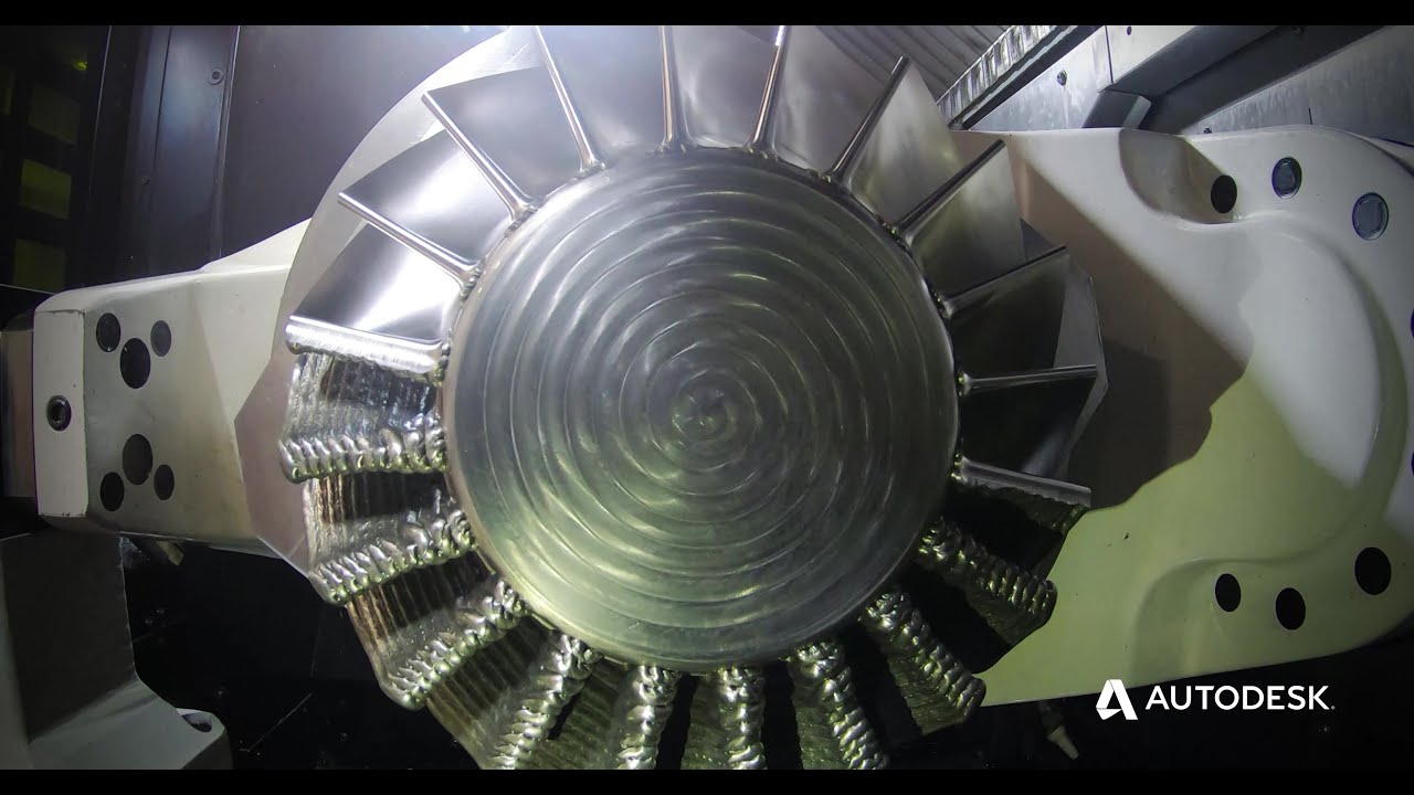 Hybrid Manufacturing Inconel Impeller With Mazak and Seco