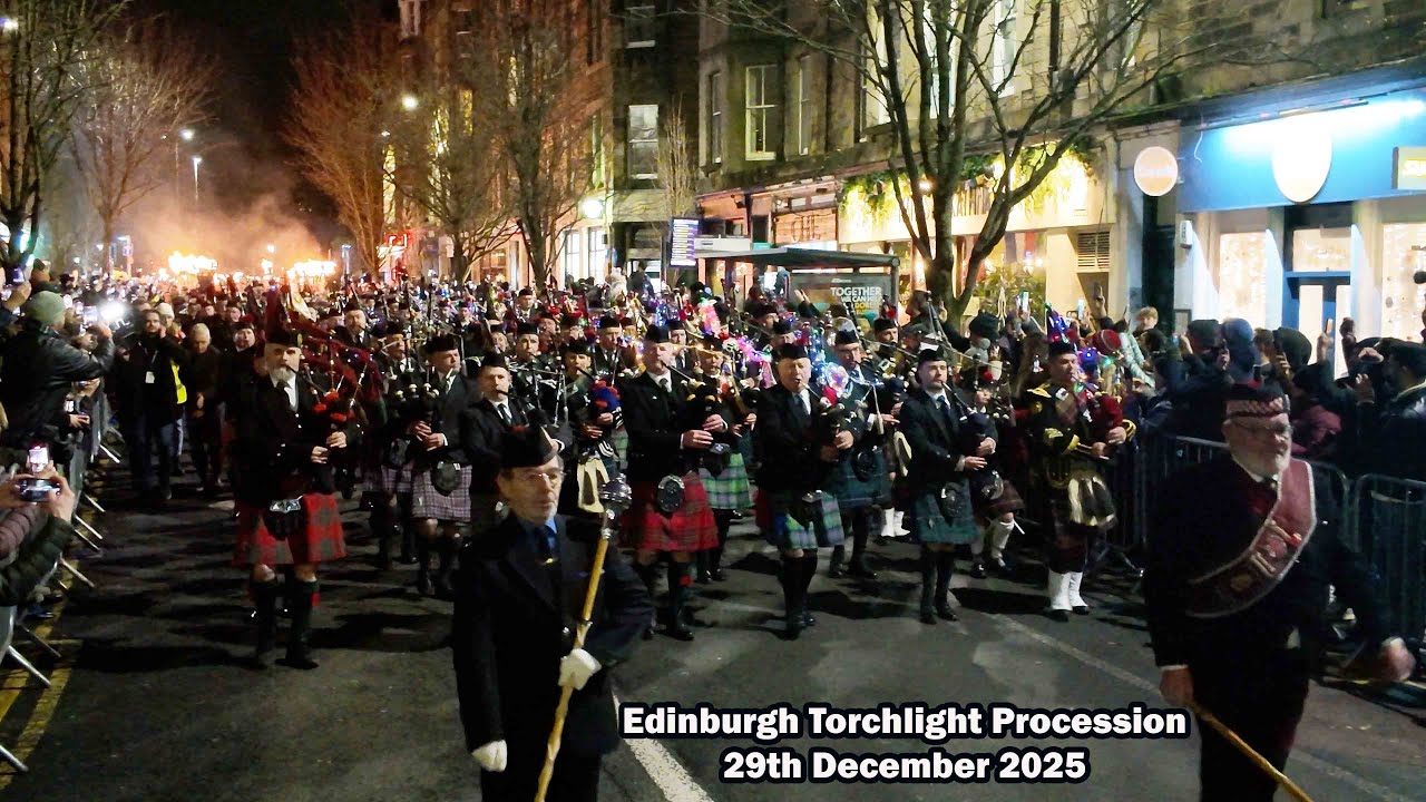 Edinburgh Torchlight Procession 2025