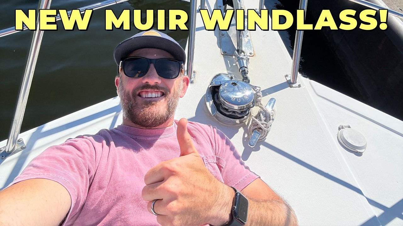 Наконец-то меняем брашпиль!!! Установка Muir VR 2200